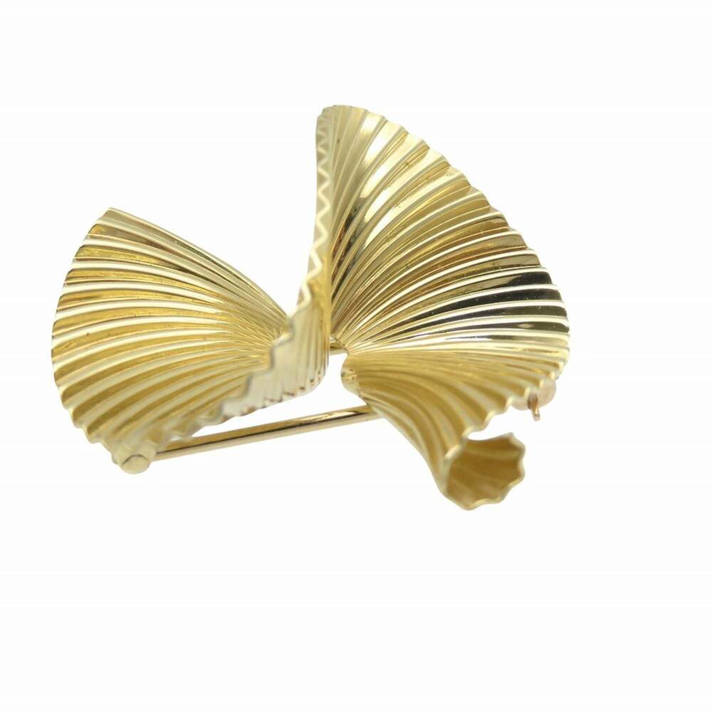 TIFFANY Authentic Gold Brooch - Picture 5 of 9